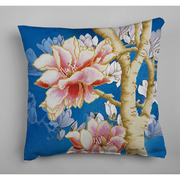 Magnolias on Blue2 Magnolias on Blue2