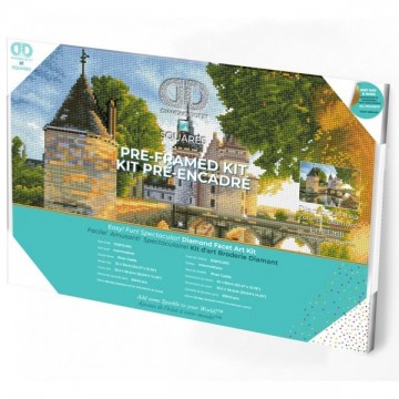 River Castle με κορνίζα (Τετράγωνα Diamonds)