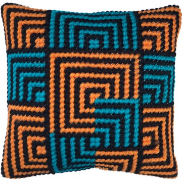 Blue & Gold Bargello Blue & Gold Bargello