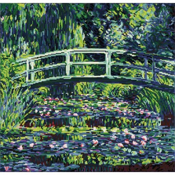 Water Lilies après Monet  (Τετραγωνα Diamonds)