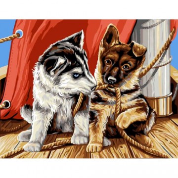 Puppies Canvas 