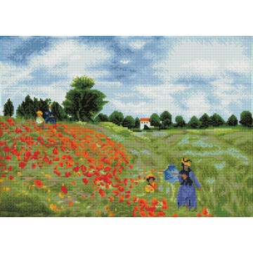 Poppy fields (apres Monet)